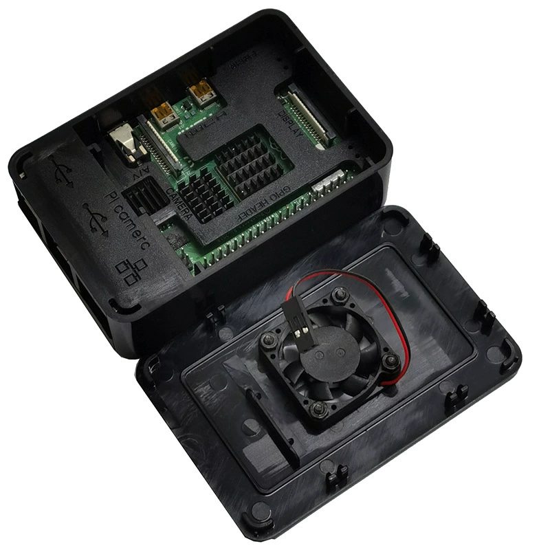 Корпус Raspberry Pi 4B 4 поколения ABS литье подскажем можно установить вентилятор Raspberry Pi 4 кейс чехол盒