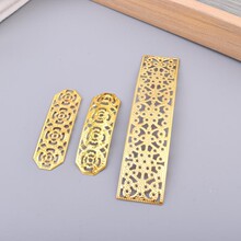 DIY手工制作金属片饰品配件玫花长条花片古风配饰发簪步摇材料