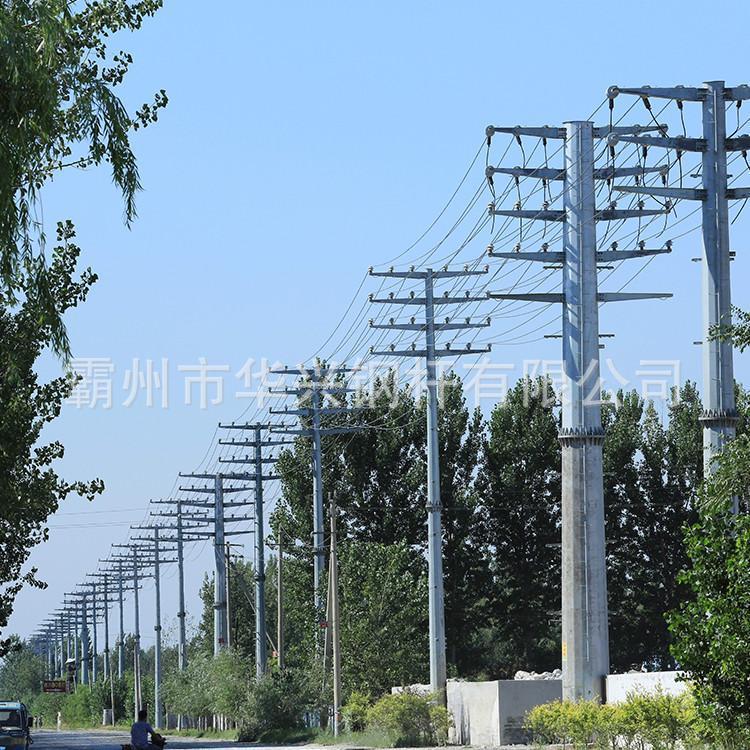 线路电力钢杆 高压钢管杆 Q355输电钢杆 10KV钢制电力塔 价格批发