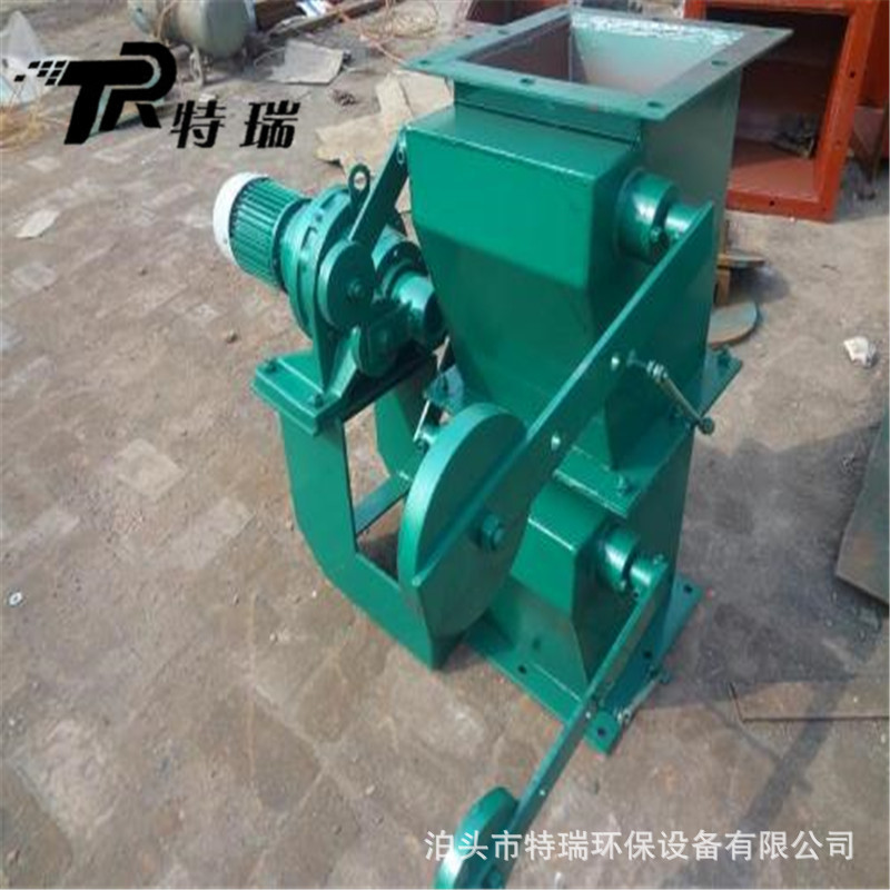 双层重锤翻版卸灰阀手动棒条阀三通卸灰阀气动锁风翻板阀500*500