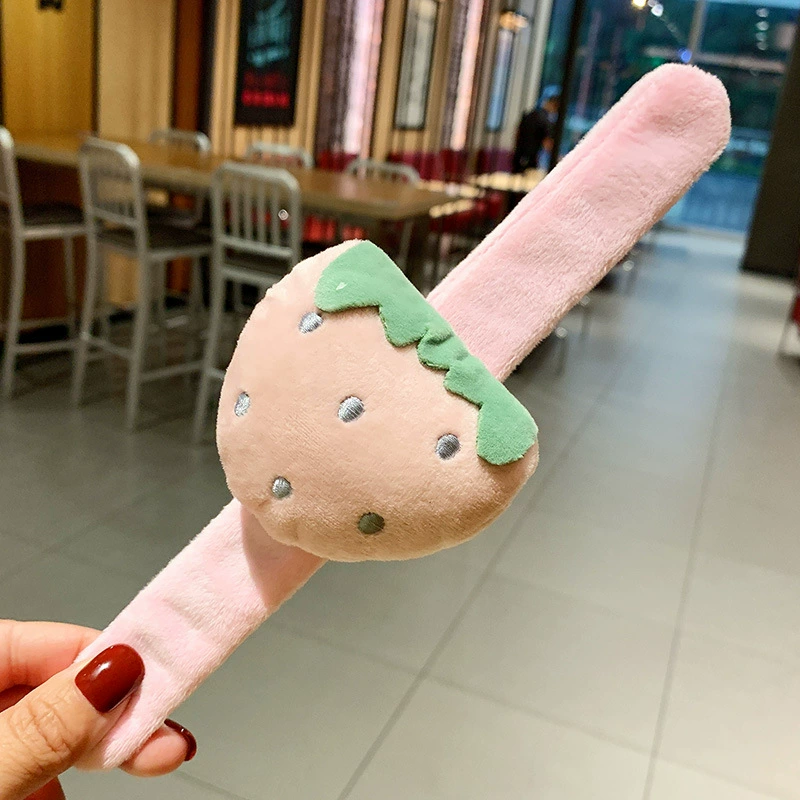 Модный детский плюшевый браслет, аксессуар, кукла, зажим для волос, подарок на день рождения