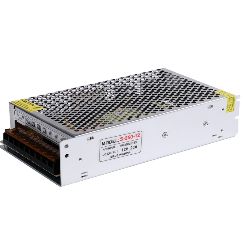 火牛12V20A250W打印机设备驱动广告标识牌展柜亮化直流开关电源