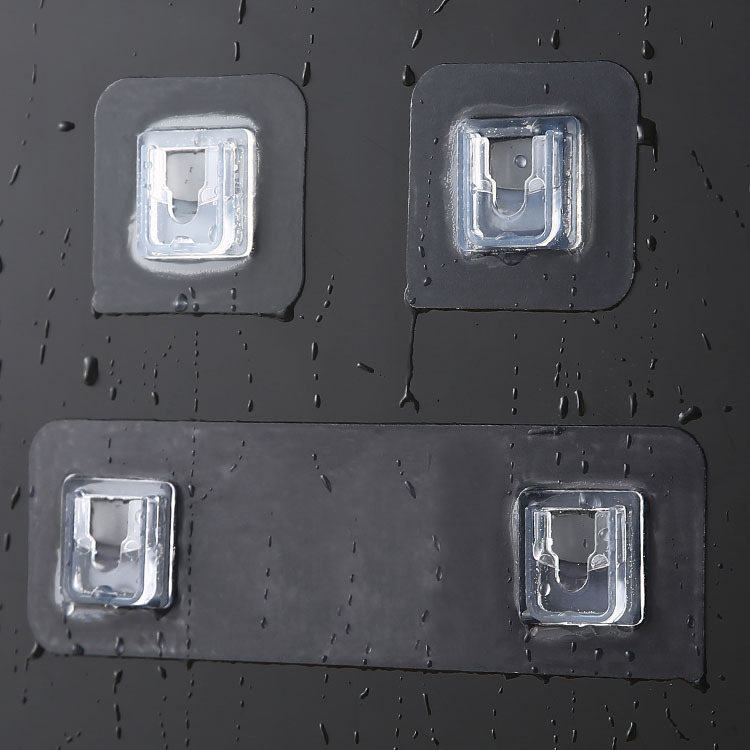 Sticky glue transparent hook wall card buckle non -trace adhesive…