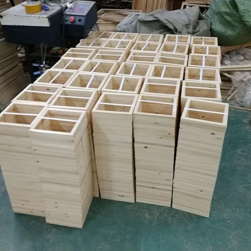 Factory Direct Sales Oil Painting Inner Frame Solid Wood Frame Decorative Painting Inner Frame 15X15 Oil Painting Frame Calligraphy and Painting Creative