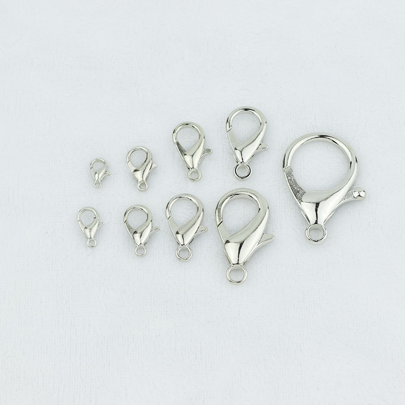 Hebilla de langosta 302 llavero 305 llavero accesorios de bricolaje accesorios de oro hebilla de langosta hebilla de cadena accesorios hebilla de oro de 18 quilates