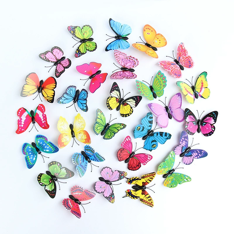 4,5 см магнитное моделирование бабочка холодильник 3D трехмерный творческий микро декоративные аксессуары магнит производители бабочек