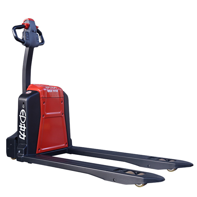 Zhongli 1.5 toneladas de camión de transporte eléctrico 2 toneladas de carretilla elevadora eléctrica batería hidráulica pallet conductor mano tirando buey elevadora