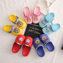 【7折抢购】汪汪队夏新款卡通儿童拖鞋洞洞鞋男女防滑宝宝沙滩鞋
