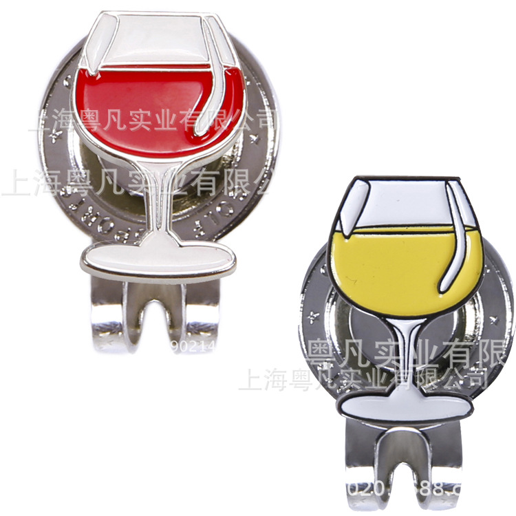 Auto-Suministro de fábrica en stock suministros de golf accesorios clip de imán de metal para consulta de dibujo clip de sombrero de golf