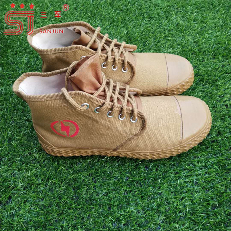 3520电工5KV绝缘鞋劳保鞋帆布透气高帮电力高压工作鞋防触电