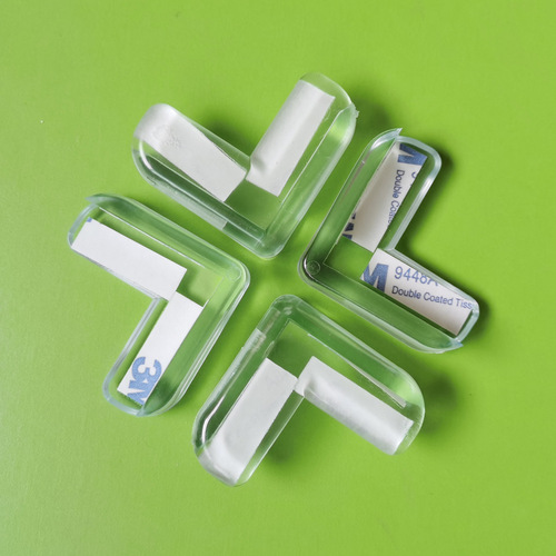 L-shaped thickened anti-collision corner, transparent PVC furniture corner, range hood baby protection corner