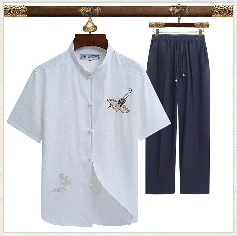 Летнее платье для бабушки Платье Тан для матери Костюм для женщин среднего и пожилого возраста