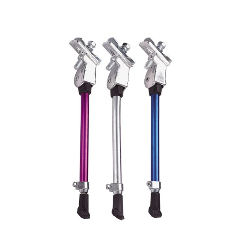 Equipo de bicicleta con soporte de pie de bicicleta de montaña soporte medio soporte lateral soporte de estacionamiento soporte de bicicleta ciclismo