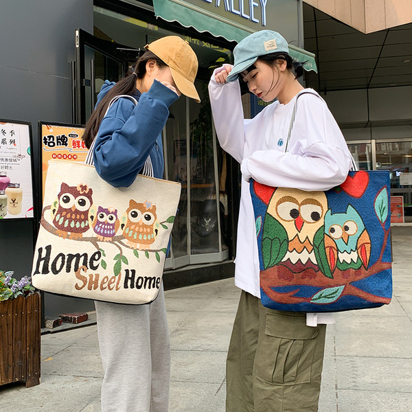 Ethnic trend one-shoulder bag