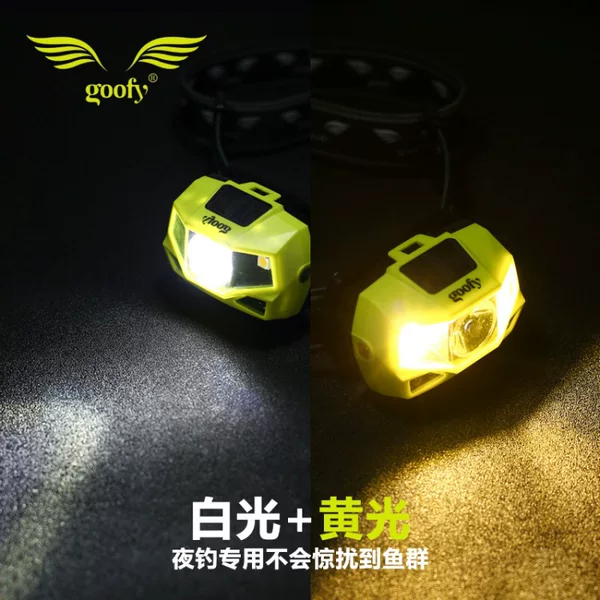 Goofy cross-border LED induction fishing headlamp camping outdoor headlamp USB strong light headlamp running night walking headlamp