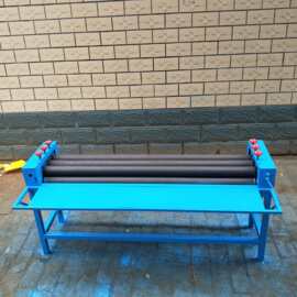电动手动平网机金刚网校平机电动不锈钢压平机小型铁板开平机现货