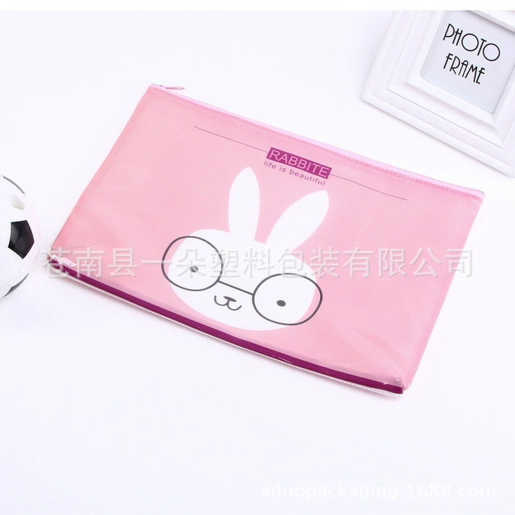 Милый кролик, квадратный вместительный пенал из PVC