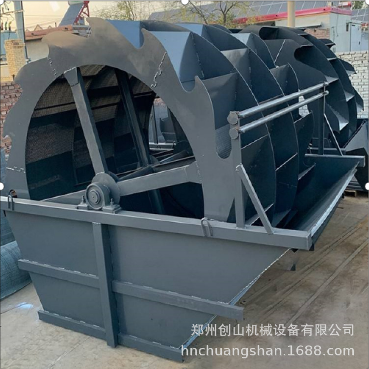 供应叶轮洗沙机  筛洗沙机生产线  双轮斗洗砂机