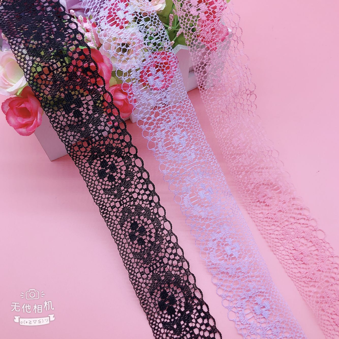 福建厂家直销10种颜色爆款蕾丝花边长期现货供应187宽度3.8cm