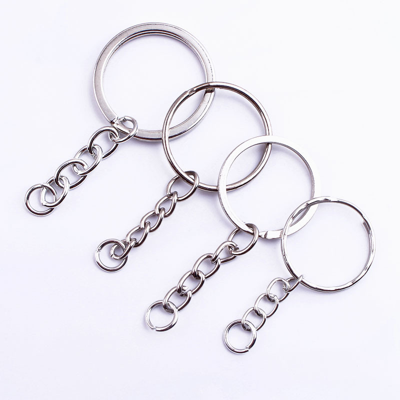 Wholesale Jewelry accessories accessories key ring hanging chain single ring key chain lobster buckle handmade material in stock Wholesale Jewelry accessories accessories key ring hanging chain single ring key chain lobster buckle handmade material in stock