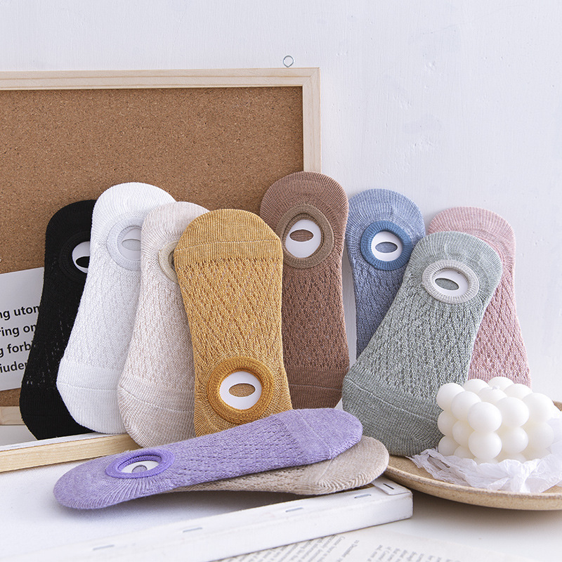Socks Women's Boat Socks ins Trendy Short Socks Shallow Mouth Summer Thin Spring and Autumn Cotton Invisible Short Socks Mesh Cyber Popular Breathable Socks Women's Boat Socks ins Trendy Short Socks Shallow Mouth Summer Thin Spring and Autumn Cotton Invisible Short Socks Mesh Cyber Popular Breathable