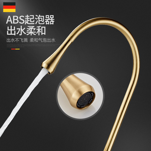 Manufacturer wholesale copper single hole wash basin hot and cold faucet above and below counter basin European style painted chrome plated rotating faucet