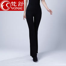 梵舒形体裤女练功裤子走秀礼仪高腰2024新款体操裤训练导师舞蹈裤