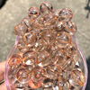 Crystal, acrylic round beads, beaded bracelet handmade