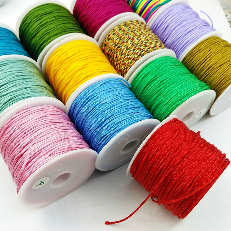 Маленькая баррель А-линией DIY украшение браслет из красной веревки, переплетённая красная нить, красная верёвочная тема, ручная работа, ожерелье-нить, жадовая линия, ручная верёвка