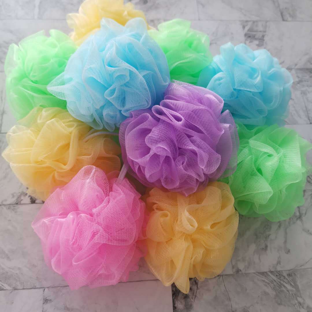 批發洗澡沐浴球 搓背起泡沐浴用品沐浴花 28克浴球 浴花