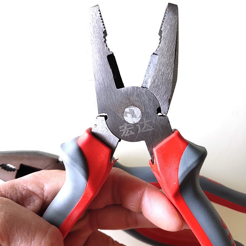 Un gran número de en stock pines domésticos 8 pulgadas de acero de tornillo puede cortar clavos alicates de alambre de una pieza de partida