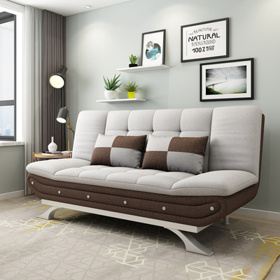 Sofá cama plegable multifuncional, ideal para apartamentos pequeños, sala de estar de doble uso, tamaño para tres personas, venta de fábrica.