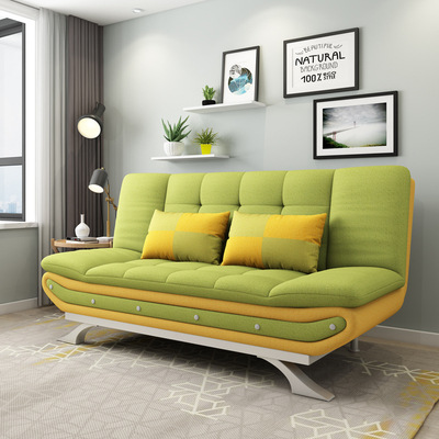 Sofá cama plegable multifuncional, ideal para apartamentos pequeños, sala de estar de doble uso, tamaño para tres personas, venta de fábrica.