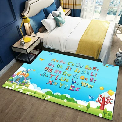 Avtomobil döşəmə paspasları — Cartoon Floor Mat Girl Carpet - fairy-letter-40x-60cm