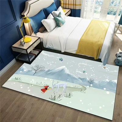 Avtomobil döşəmə paspasları – Tatami Fitness Floor Mat - the-princess-and-the-deer-40x-60cm