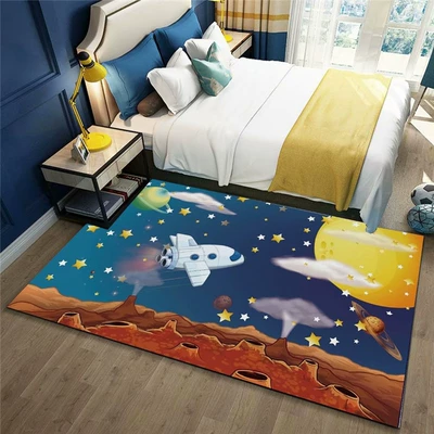 Price Cute Cartoon Floor Mat, Avtomobil döşəmə paspasları - space-shuttle-40x-60cm