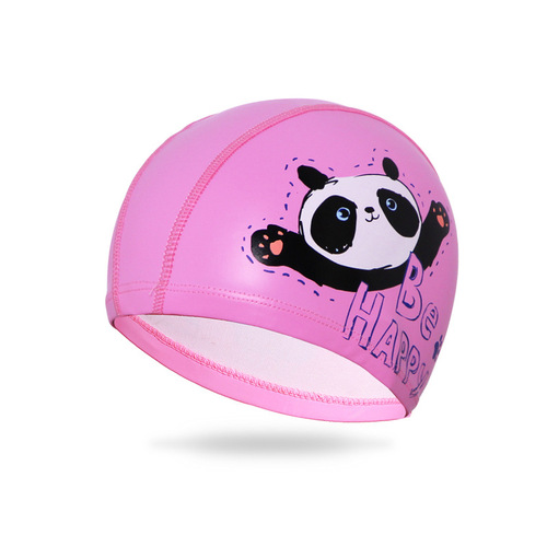 Youyou children's swimming cap, waterproof ear protection PU cap, children's coated cartoon fashion swimming cap, shipped from Jiangsu, Zhejiang and Shanghai
