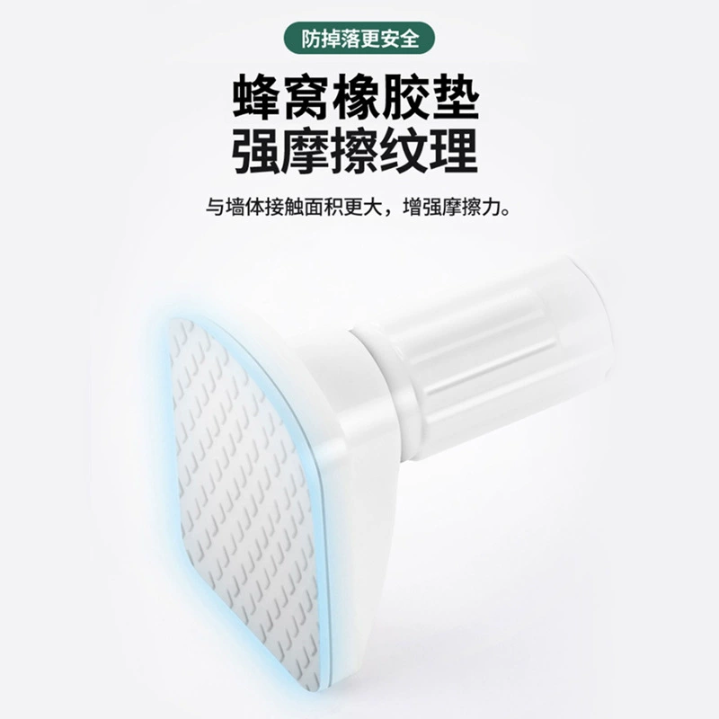 Ponch -free telescopic hanging clothes rod curtain bedroom wardrobe support rod can adjust stainless steel free punching clothes rod