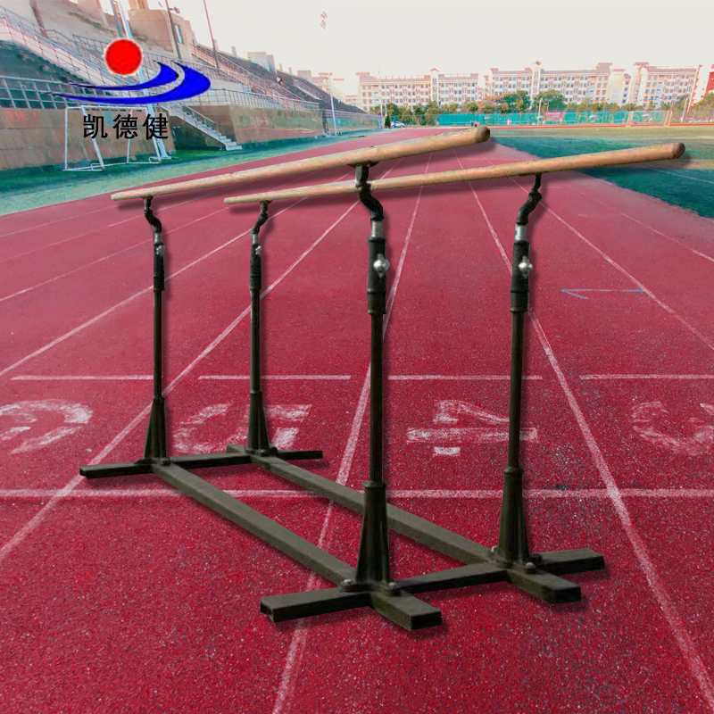 Factory wholesale cast iron parallel bars, training parallel bars, outdoor fitness, physical training, competition parallel bars, 2.8 meters and other specifications.