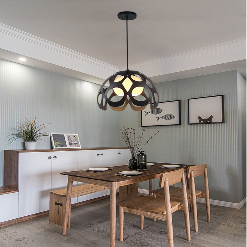 Lámpara de Techo Moderna Nórdica Minimalista para Restaurante, Creativa de Tres Cabezas, Iluminación Comercial para Tiendas, Arte de Iluminación con Barras de Hierro y Diamantes