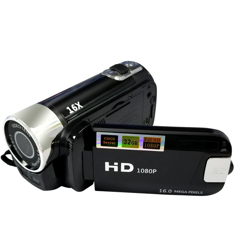 DV HD цифровая камера D100, 16 Мп CMOS, 1080P, карта SD до 32 ГБ, 2,7" ЖК-дисплей
