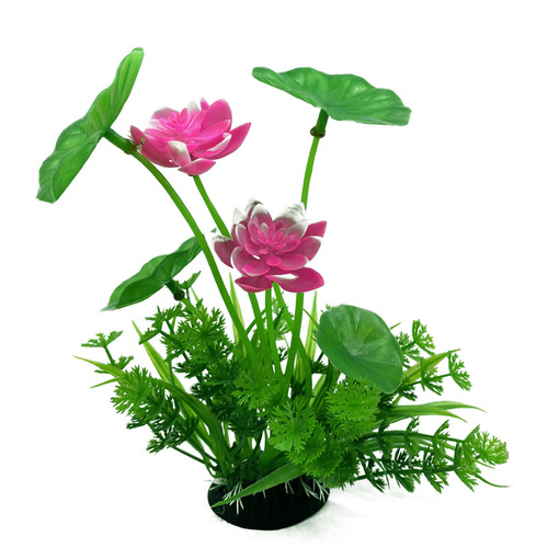 Aquarium Supplies, lotus leaf aquarium decoration, artificial plastic plants, wholesale manufacturer