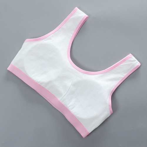 Girls bra set pure cotton growth vest underwear children's bra cotton summer 14 breathable wholesale 15