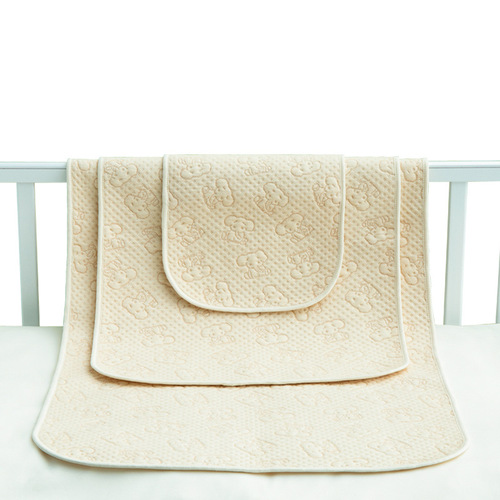 Washable 100% Cotton Waterproof Diaper Pad for Babies Breathable Leak-Proof Care Mat for Kids Extra Large Diaper Pad Menstrual Pad