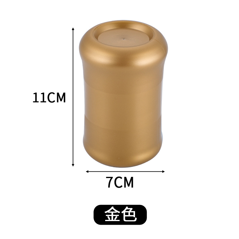 Taza de color de cintura pequeña Bar KTV Juego de taza de dados puestos de barbacoa puestos de comida Copa de tamiz de manivela Copa de dados