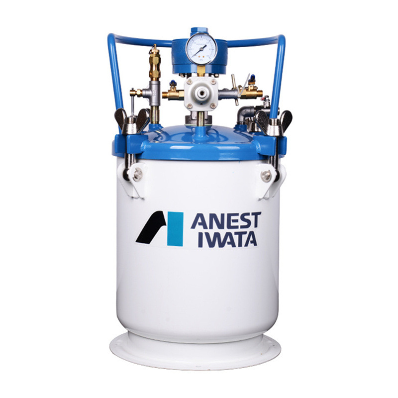日本岩田PT-60DM气动压力桶60L涂料压力罐60升气动搅拌油漆压力桶