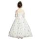 Princess Dress Girl's Puffy Yarn Children's Dress Flower Girl's Show Wedding Dress Girl's Host Piano Performance Dress