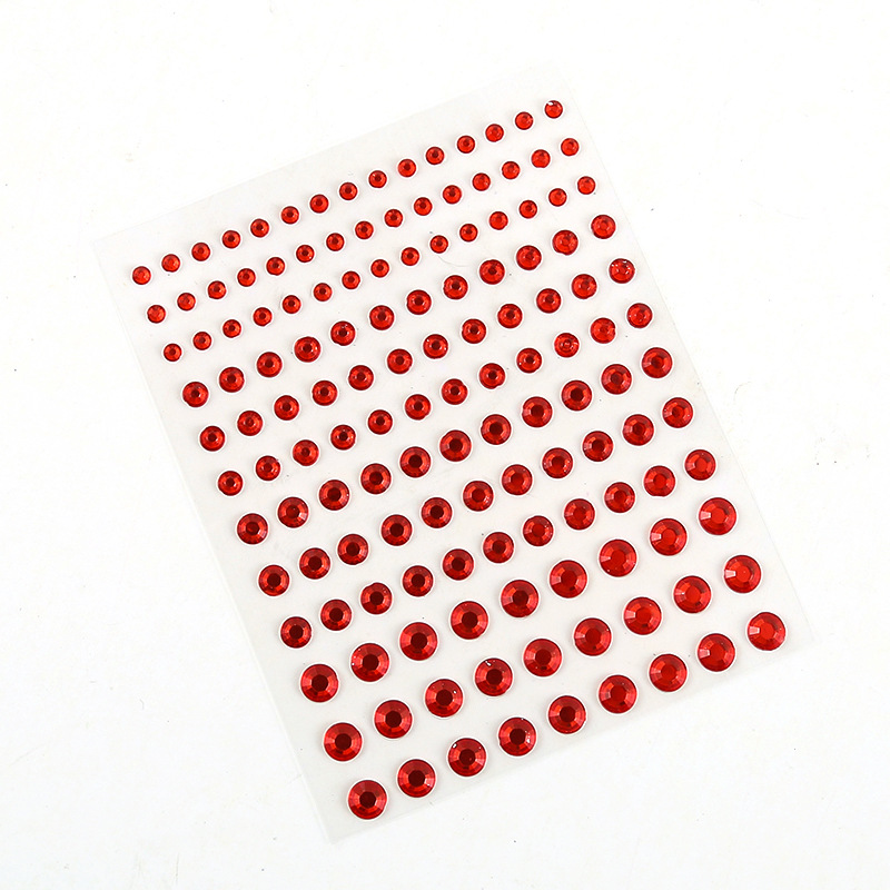 Lágrima ojo rhinestone perla partido pegamento libre cejas pegatinas ojo pegatinas frente cara rhinestone pegatinas acrílico gema cara pegatinas