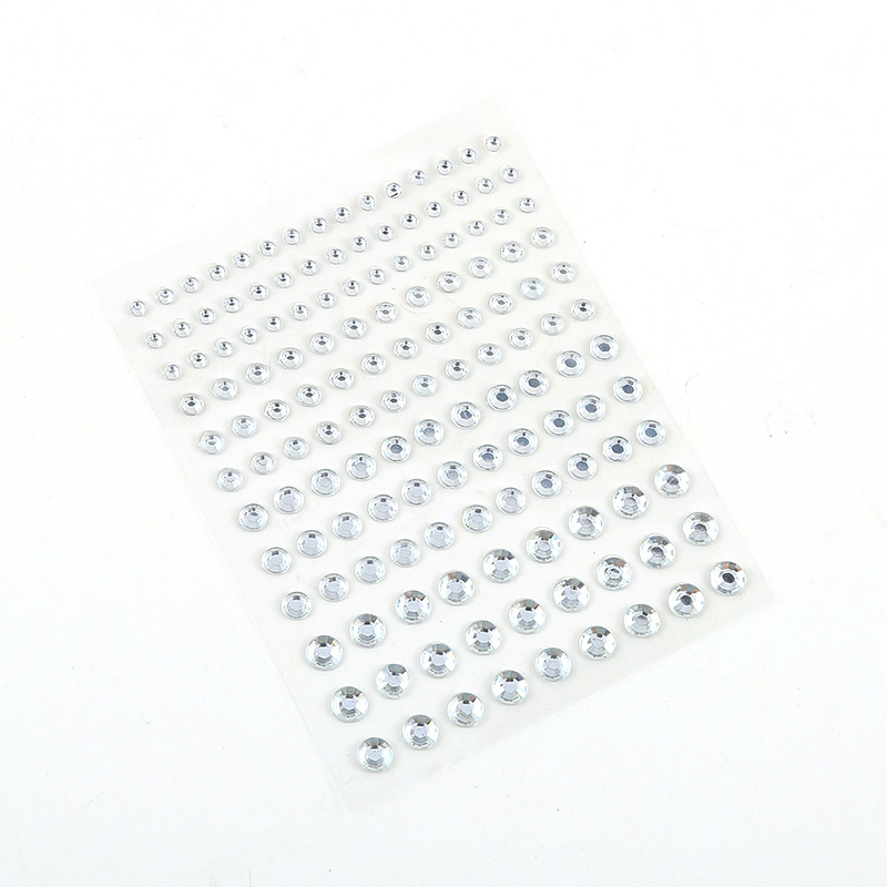 Lágrima ojo rhinestone perla partido pegamento libre cejas pegatinas ojo pegatinas frente cara rhinestone pegatinas acrílico gema cara pegatinas