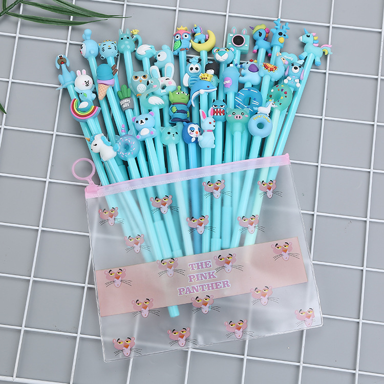 Ins chica corazón gel pluma traje lindo papelería oficina a base de agua firma pluma Premio creativo regalo estudiante pluma